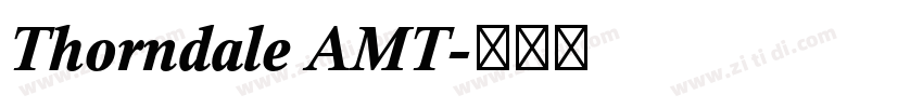 Thorndale AMT字体转换